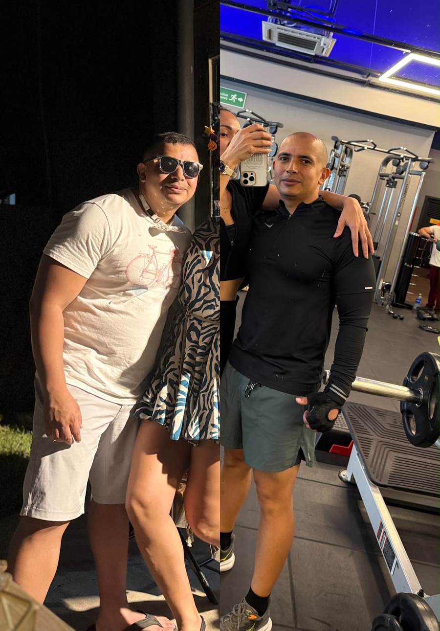 Story 04 — before and after fitness progress